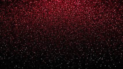 Wall Mural - Glittering gradient red to black background noise