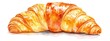 © AbstractAI - Deliciously Golden Croissant: A Watercolor Depiction of a Freshly Baked Delight