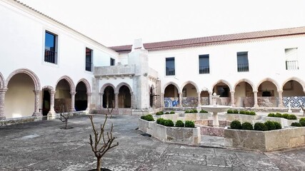 Wall Mural - Monastery of Jesus of Setubal in Portugal. Church of the former Monastery of Jesus. First Manueline-style building in Portugal