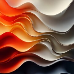 Canvas Print - Wavy Abstract Design