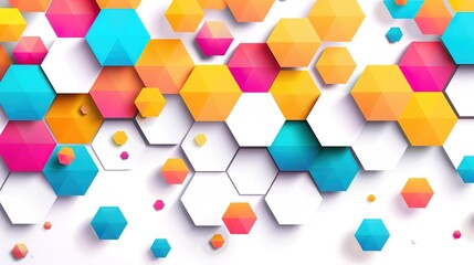 hexagon pattern illustration