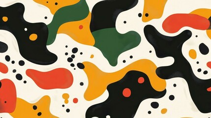 Wall Mural - Explore stunning abstract minimalist designs featuring liquid bubble shapes, perfect for brochures and flyers.