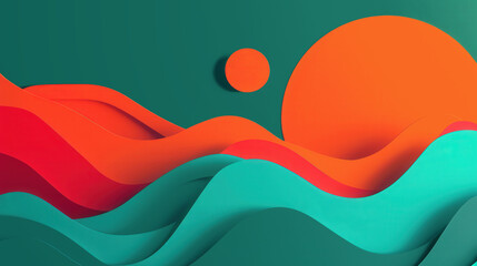 Wall Mural - dynamic fractal harmony, an intricate exploration of abstract 3d fractals, showcasing fluid shapes a