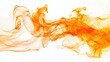 © Bionic - Vibrant Orange Fire Symbol on White Background Representing Flames and Heat