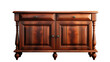 © hamad - classic stylish two door wooden cabinet, studio view, isolated on transparent background.