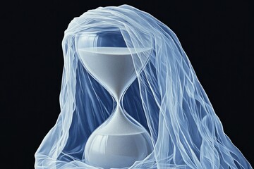 Canvas Print - Time Veil, Hourglass