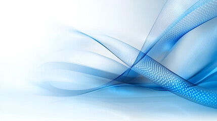 Wall Mural - abstract blue waves flowing gracefully across a light background creating a serene atmosphere for di