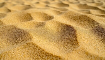 Sticker - Close-up of Sand Dunes with a Soft, Blurry Background