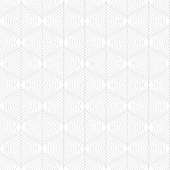 Grey Leaf outline Geometric Seamless Vector Repeat Pattern