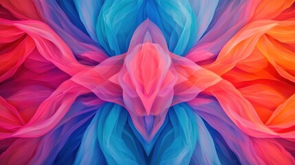 Poster - Abstract Fabric Waves.