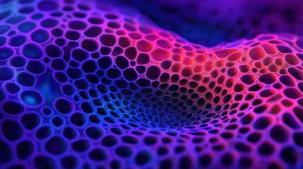 Aufkleber - Abstract Cell Structure.