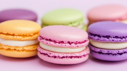 Colorful Macarons.