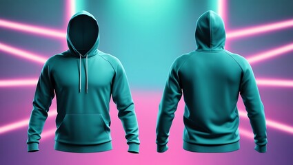 Blank hoodie template mockup . Hoodie sweatshirt.