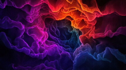 Aufkleber - Abstract flowing smoke and flames texture with vibrant blue hues, perfect for design backgrounds
