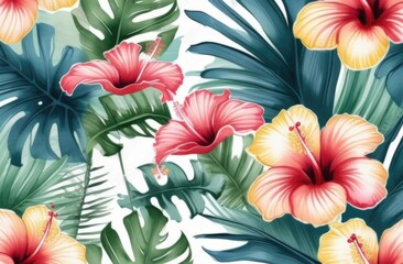 Poster - flower pattern