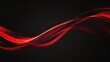 © arthit - Abstract vector illustration with red light creating fast-moving curves and dynamic motion against a dark black background.