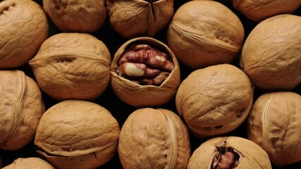 Wall Mural - Walnut nut food 