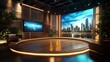 © Julia - news Virtual set studio for chroma footage Realize your vision for a professional-looking studio – wherever you want it. With a simple setup, a few square feet of space, and Virtual Set , you can tran