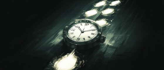 Canvas Print - Temporal Echoes, Stopwatch