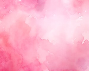 Wall Mural - pink watercolor background