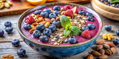 colourful, plate, mixed, fruit, nuts, snack, healthy, natural, energy, promoting.