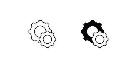 development set icon with white background vector stock illustration