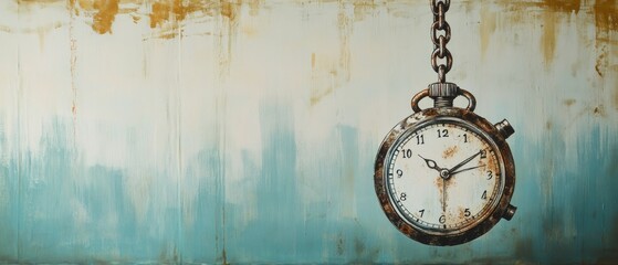 Canvas Print - The Weight of Time, Stopwatch