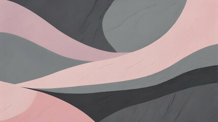 Wall Mural - Rough texture background merging different colors and shapes, Slate Gray, Pale Pink, Charcoal