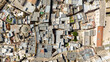 © Stefano Tammaro - Zenithal aerial view of the historic center of Bari, Puglia, Italy. Houses and apartments in the neighborhood called Old Bari.