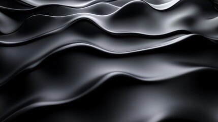 Poster - The image is a black and white photo of a wave