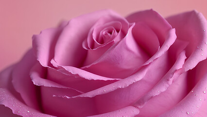 pink rose closeup