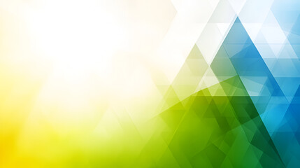 Wall Mural - abstract geometric pattern featuring bright colors and gradients, creating a vibrant atmosphere in a