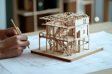 Aufkleber - With AI, Architects and Engineers can bring architectural designs to life with 2D and 3D construction models.