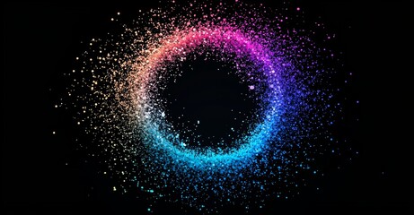 Leinwandbilder - In the metaverse, abstract technology pink, lilac, purple, spheres made of lines and dots, particles. A geometric background made from abstract molecules.