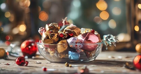 Wall Mural - bowl filled with ass chocolates