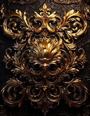 Wall Mural - gold wallpapers