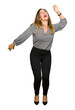 © Krakenimages.com - Beautiful middle age business woman Dancing happy and cheerful, smiling moving casual and confident listening to music