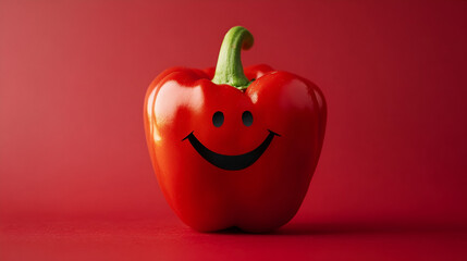 funny chilli Happy smiling crazy red pepper cartoon face character, funny cute chilli,Cartoon red pepper with green eyes on white background