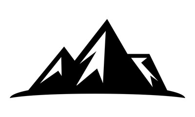 Sticker - icon black mountain logo