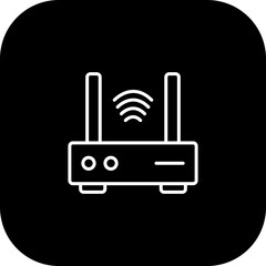 Poster - Router Vector Icon Design