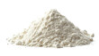 © Lightgeo - A pile of flour sits against a white background, perfect for culinary projects and baking recipes, showcasing fine texture and purity.