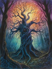 Wall Mural - Mystical Magical Tree