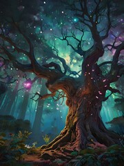 Wall Mural - Mystical Magical Tree