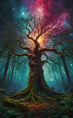 Wall Mural - Mystical Magical Tree