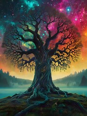 Wall Mural - Mystical Magical Tree
