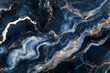 © AI_images_for_people - A dark and moody marble background with rich navy blue, black, and silver accents, perfect for a modern look.