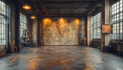 Poster - Industrial Loft Interior Design