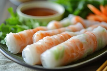 Poster - Spring roll is very delicious