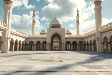 Wall Mural - Magnificent Mosque Courtyard