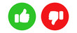 © Technical Tiger - thumb in colour, like, dislike, rating and feedback thumb, bad rating thumb, rating thumb icon set in colour, icon, thumb, up, sign, vector, illustration, yes, ok, thumbs up, success, symbol, good